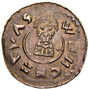 Denar - Svatopluk, Bohemia, 1095-1107 reverse image