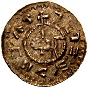 Denar - Svatopluk, Bohemia, 1095-1107 reverse image