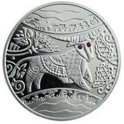5 Hryven Year of the Ox, Ukraine, 2009 reverse image