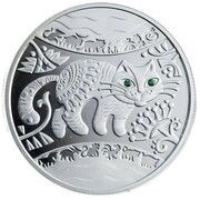 5 Hryven The Year of the Cat, Ukraine, 2011 reverse image