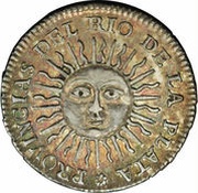 ½ Real Provincias del Rio de la Plata obverse image