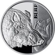 5 Hryven The Wild Boar, Ukraine, 2018 reverse image