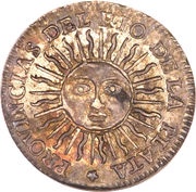 ½ Sol Provincias del Rio de la Plata obverse image