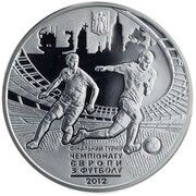 10 Hryven UEFA Euro 2012 - City of Kyiv, Ukraine, 2011 reverse image