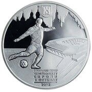 10 Hryven UEFA Euro 2012 - City of Lviv, Ukraine, 2011 reverse image