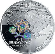 10 Hryven UEFA Euro 2012 - City of Kharkiv obverse image
