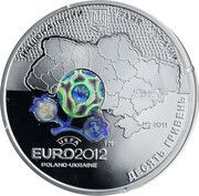 10 Hryven UEFA Euro 2012 - City of Donetsk obverse image