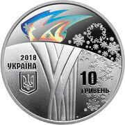 10 Hryven XXIII Olympic Winter Games obverse image