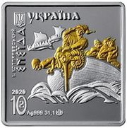 10 Hryven Eneida obverse image