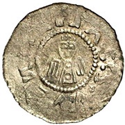 Denar - Otto II The Black, Bohemia, 1110-1125 reverse image