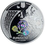 20 Hryven UEFA Euro 2012 obverse image