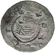 Denar - Otto II The Black, Bohemia, 1110-1125 reverse image