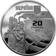 20 Hryven Lesia Ukrainka obverse image