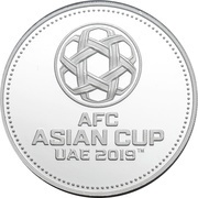 50 Dirhams - Khalifa AFC, United Arab Emirates, 2019 reverse image