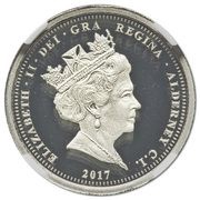 ¼ Sovereign - Elizabeth II Platinum Wedding obverse image
