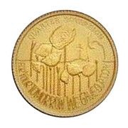 ¼ Sovereign - Elizabeth II Remembrance 2018; Gold, United Kingdom, 2018 reverse image