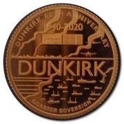 ¼ Sovereign - Elizabeth II Dunkirk Evacuation, United Kingdom, 2020 reverse image