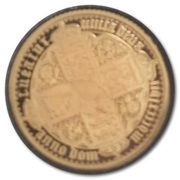 ¼ Sovereign - Elizabeth II Gothic - Quartered Arms; Gold Proof reverse image