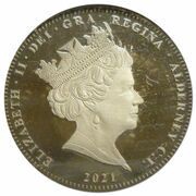 ¼ Sovereign - Elizabeth II Remembrance WWI obverse image
