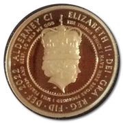 ¼ Sovereign - Elizabeth II Platinum Jubilee - Queen on throne obverse image