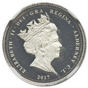 ½ Sovereign - Elizabeth II Platinum Wedding obverse image