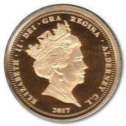 ½ Sovereign - Elizabeth II Platinum Wedding; Gold Proof obverse image