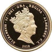 ½ Sovereign - Elizabeth II 65th Ann. Coronation obverse image