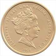 ½ Sovereign - Elizabeth II Remembrance 2018; Gold obverse image