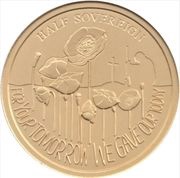 ½ Sovereign - Elizabeth II Remembrance 2018; Gold, United Kingdom, 2018 reverse image