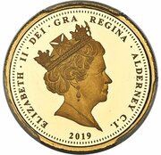 ½ Sovereign - Elizabeth II Una and the Lion obverse image