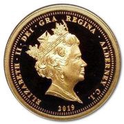 ½ Sovereign - Elizabeth II The 200th Anniversary of Queen Victoria obverse image