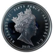 50 Pence - Elizabeth II 75 Anniversary D-Day - Juno obverse image
