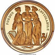½ Sovereign - Elizabeth II Three Graces, United Kingdom, 2020 reverse image