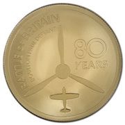 ½ Sovereign - Elizabeth II Battle of Britain - Boulton Paul Defiant, United Kingdom, 2020 reverse image