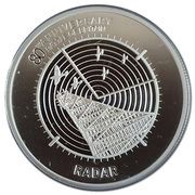 50 Pence - Elizabeth II Battle of Britain - Radar reverse image