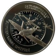 50 Pence - Elizabeth II Battle of Britain - Supermarine Spitfire reverse image