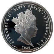 50 Pence - Elizabeth II VE-Day - The Few obverse image