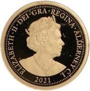 ½ Sovereign - Elizabeth II 200th Anniversary George and the dragon obverse image