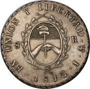 8 Reales Provincias del Rio de la Plata reverse image