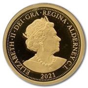 ½ Sovereign - Elizabeth II 95th Birthday obverse image
