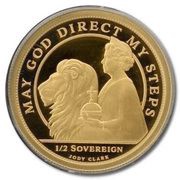 ½ Sovereign - Elizabeth II 95th Birthday, United Kingdom, 2021 reverse image