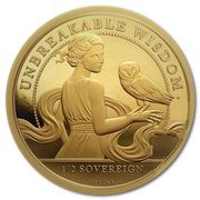½ Sovereign - Elizabeth II Platinum Jubilee reverse image
