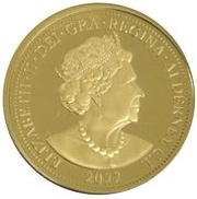 ½ Sovereign - Elizabeth II Platinum Jubilee obverse image