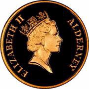 1 Pound - Elizabeth II VE Day; Gold Proof Issue obverse image
