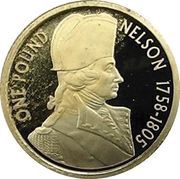 1 Pound - Elizabeth II Nelson, United Kingdom, 2005 reverse image