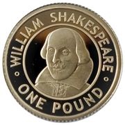 1 Pound - Elizabeth II William Shakespeare, United Kingdom, 2006 reverse image
