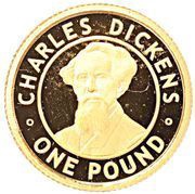 1 Pound - Elizabeth II Charles Dickens, United Kingdom, 2006 reverse image