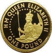 1 Pound - Elizabeth II Queen Elizabeth II Birthday, United Kingdom, 2006 reverse image