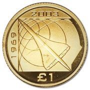 1 Pound - Elizabeth II Concorde, United Kingdom, 2008 reverse image
