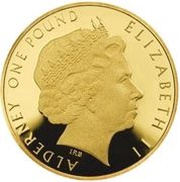 1 Pound - Elizabeth II Dylan Thomas obverse image